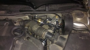 установка ГБО audi 04